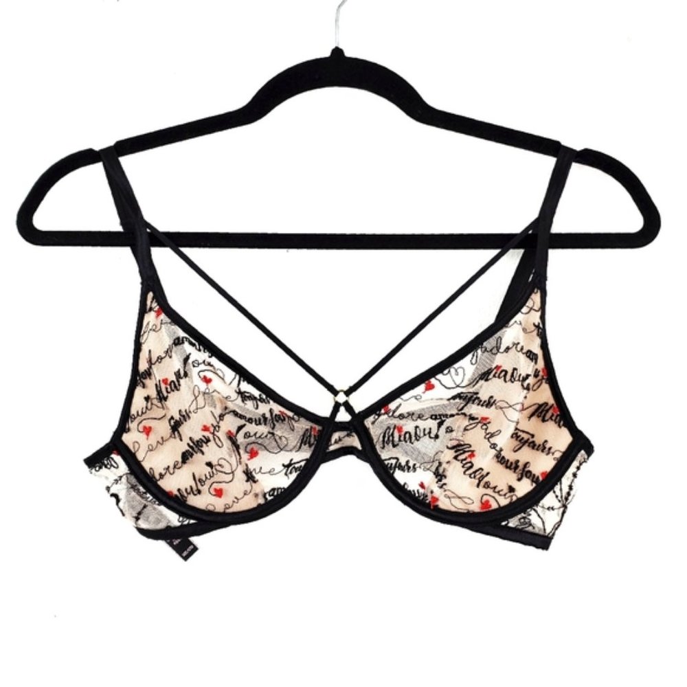 VICTORIA'S SECRET Very Sexy Unlined Plunge Bra 32C - Picture 5 of 8